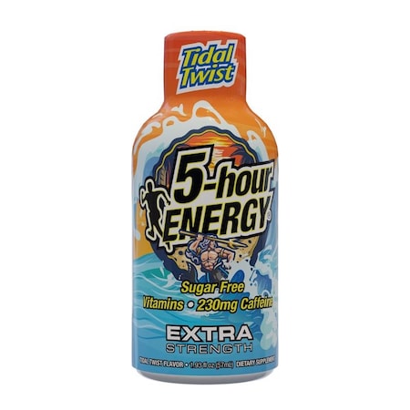 5 Hour Energy 5-hour Energy Tidal Twsit Sugar Free Tidal Twist Energy Shot 1.9 oz 776180